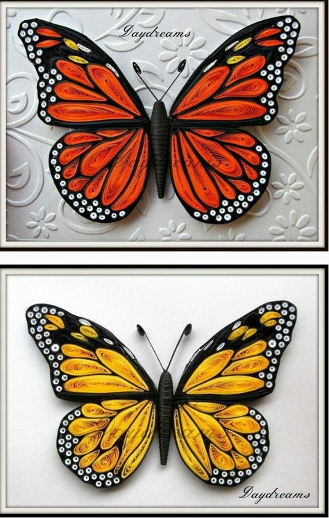 Quilling Butterfly, Diy Quilling Crafts, Quilling Flower Designs, Quilling Animals, Paper Quilling Tutorial, Paper Quilling For Beginners, Rolled Paper Art, Paper Quilling Flowers, Origami And Quilling