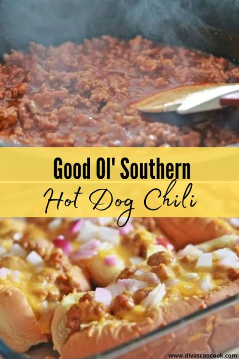 Best Chili For Hot Dogs, Chili Dog Chili, Hot Dog Chili Recipe Easy Quick, Chili For Hotdogs, Chili For Hot Dogs Recipes, Dairy Queen Hot Dog Chili Recipe, Hot Dog Chilli, Chili For Hot Dogs, Southern Hot Dog Chili