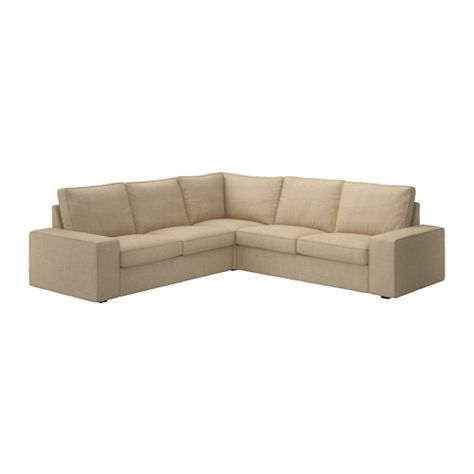 IKEA - KIVIK, Corner sofa 2+2, Isunda beige, , 10-year limited warrranty. Read about the terms in the limited warranty brochure. Kivik Sectional, Ikea Sectional, Ikea Bank, Kivik Sofa, Ikea Kivik, Design Line, Dream Living, Corner Sectional, Ikea Furniture