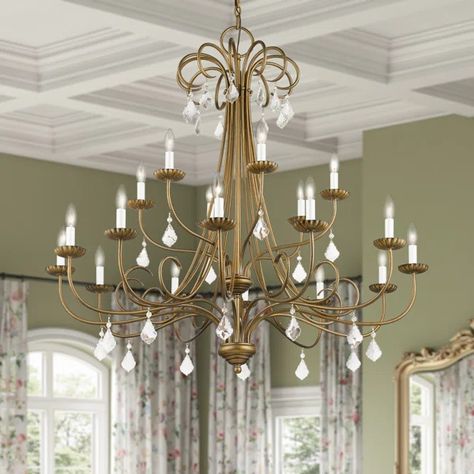 18 - Light Dimmable Chandelier Foyer Chandelier, Classic Lighting, Foyer Lighting, Candle Style Chandelier, 5 Light Chandelier, Traditional Chandelier, Livex Lighting, Candle Styling, Chandelier Ceiling Lights