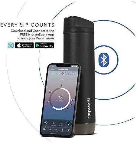 HidrateSpark PRO Smart Water Bottle, Tracks Water Intake & Glows to Remind You to Stay Hydrated Hydration Tracker, Drink Straw, Water Intake, Water Beads, Smart Water, Wild Berry, Smart Water Bottle, Stainless Steel Bottle, Stay Hydrated