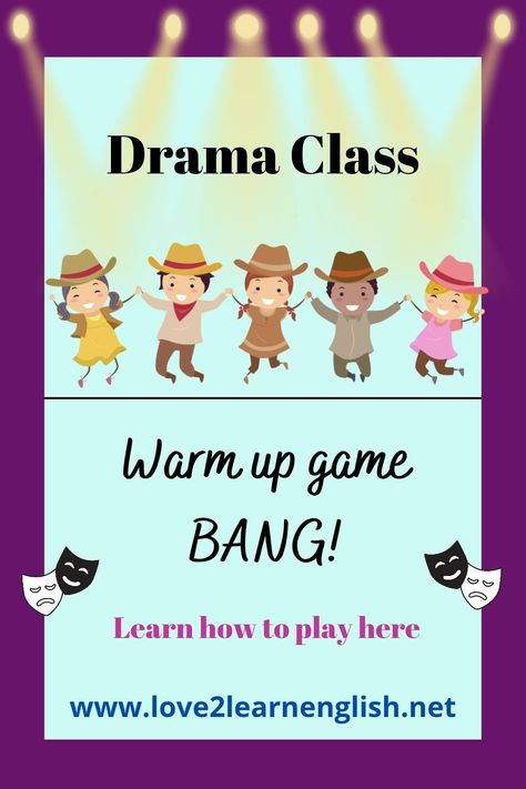 Learn how to play this quick, fun and dramatic drama game that's perfect for a group warm up! Find out more now... Energizer Games, Arts Students, Theatre Games, Warm Up Games, Drama Games, Drama Class, Drama Theatre, Drama Club, Theatre Arts