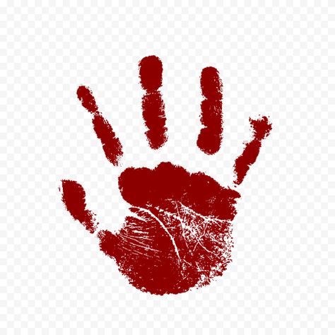 Red Handprint, Hand Png, Original Background, No Background, Hand Print, Right Hand, Performance Art, Png Image, Dark Red