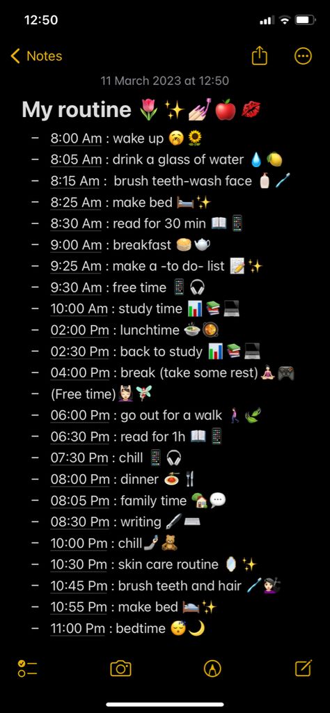 Scheduled daily routine School Routine For Teens, Daily Routine Schedule, Morning Routine School, Daily Routine Planner, Morning Routine Checklist, To Do Planner, Effective Study Tips, My Routine, Seni Dan Kraf