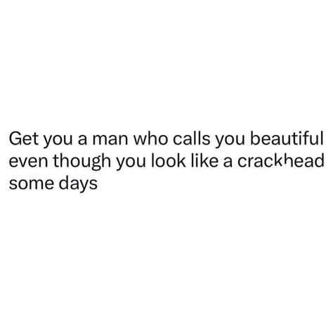 The Relationship Guru ❤️ on Instagram: "If you get a man that calls you BEAUTIFUL, even when you look HOMELESS, then you got yourself good man that truly loves you… because ummmm yea‼️😂😍🤷🏽‍♂️❤️💕 SUBSCRIBE to my YouTube Channel for more dating and relationship advice‼️ LINK IN BIOOOO‼️🔥🔥🔥🔥 ••••••••••••••••••••••••••••••••••••••••••••• #relationshipmemes #lovequotes #datingadvice #relationshipadvice #explorepage #womenempowerment #loveadvice #relationship101 #datingquotes #datingadvicefor When He Calls You My Love, When He Loves You Quotes, When He Loves You, Homeless Quotes, Headers Quotes, Couple Advice, Black Love Quotes, New Crush, Relationship Gifs