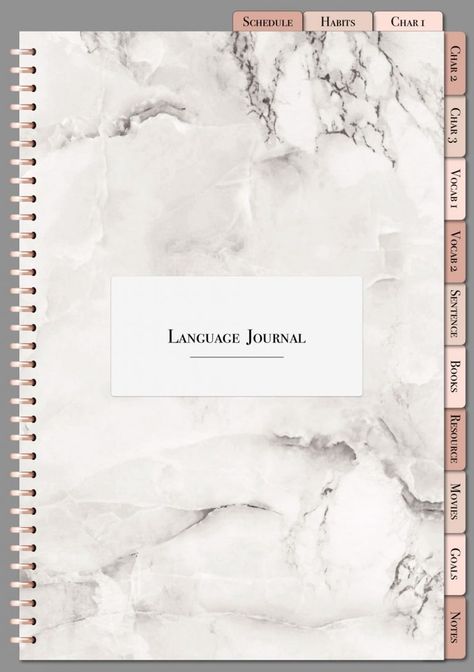 Digital language journal Language Study Plan, Language Learning Plan, Language Plan, Language Template, Language Study Planner, Language Learning Notebook, Language Learning Planner, Language Planner, Language Notebook