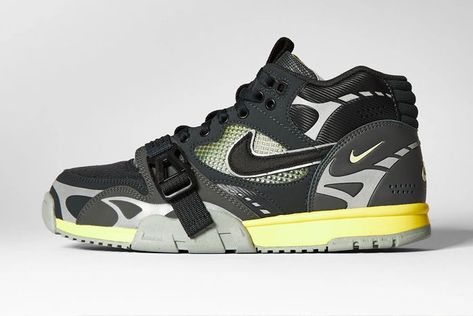 Nike Air Trainer 1 Sp, Nike Air Trainer 1, Reworked Nike, Nike Air Trainer, Tenis Nike, Fresh Sneakers, Latest Shoe Trends, Shoe Inspo, Sneaker Games