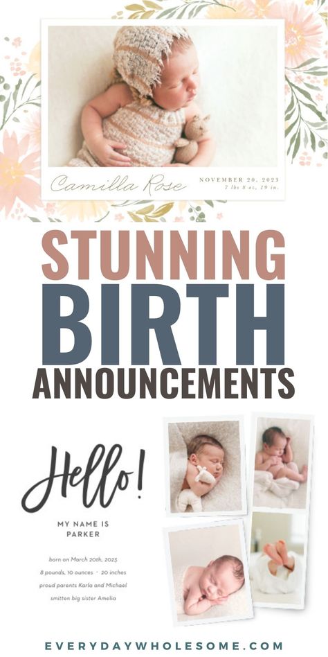 Best, Easy, Simple Baby Birth Announcement for 2nd baby announcement or Baby 2. Baby girl announcement. Automatically Address Envelopes. Photo Custom Cards Ideas. Newborn baby Photo Card Announcement Photo Shoot.  #babyannouncement #birthannouncement #baby2announcement #2ndbabyannoucement #photocards #photoannouncement #customcards #customannouncements #customcards #handmadecards #easyannouncements #simplecards #babyphotos #newbornphotos Newborn Announcement Cards, Birth Announcement Card Ideas, Baby Birth Announcement Ideas, Baby Born Announcement, 2nd Baby Announcement, Birth Announcement Ideas, Birth Announcement Pictures, Baby Boy Announcement Cards, Baby Arrival Announcement