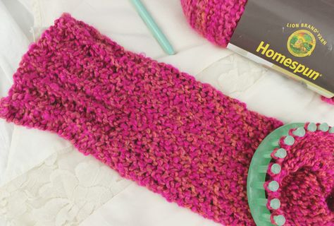 Making Leg Warmers On A Knitting Loom | Gleeful Things Making Leg Warmers, Knitting Leg Warmers, Round Loom Knitting, Circle Loom, Round Loom, Knifty Knitter, Baby Leg Warmers, Simply Knitting, Loom Knitting Projects