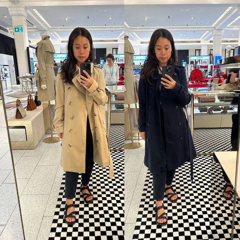 Burberry Trench Coat Try-On: Kensington, Chelsea & Waterloo - whatveewore Burberry Camden Car Coat Outfit, Car Coat Outfit, Kensington And Chelsea, Trench Coat Style, Burberry Trench Coat, Car Coat, Coat Outfits, Coat Fashion, Try On