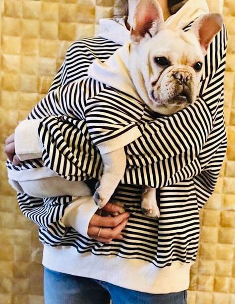 Match Your Pup Striped Dog And Owner Hoodie Family Clothes, French Bulldog Clothes, Dog And Owner, Dog Pitbull, Pitbull Shirts, Clothes Shirt, Matching Hoodies, French Bulldog Dog, Animal Sweatshirt