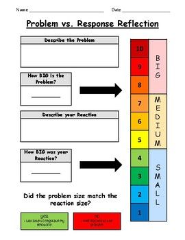 How Big Is The Problem, Size Of Problem Size Of Reaction, How Big Is My Problem, How Big Is Your Problem, How Big Is My Problem Printable Free, Size Of The Problem Kindergarten, Size Of The Problem, Zone Of Regulation Check In, Problem Solving Model