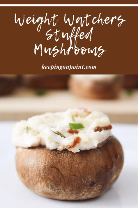 Stuffed Mushrooms – WW (Weight Watchers) Ww Appetizers, Weight Watchers Appetizers, Keeping On Point, Weight Watchers Lunches, Weight Watchers Soup, Weight Watchers Snacks, Stuffed Mushroom, Points Recipes, Veggie Tray