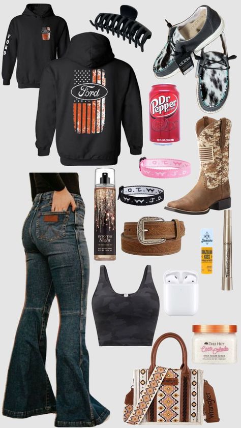 Check out girlfan07's Shuffles Country Aesthetic Clothing, Country Outfit Ideas For School, Western Aesthetic Clothes, Country Christmas List, Country Cowgirl Outfits, Cute Country Outfits For School, Country Outfits For School, Country Outfit Ideas, Western Outfits Women Summer