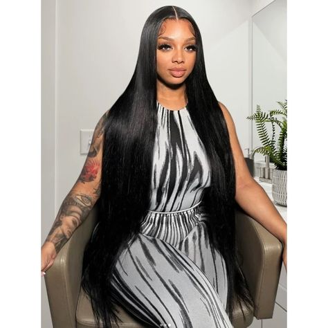 Just found this amazing item on AliExpress. Check it out! $48.25 | 250 Density Bone Straight 30 40 Inches 13x4 HD Transparent Lace Front Human Hair Wigs 13x6 Lace Frontal Wig 5X5 Lace Closure wig Women's Wigs, 100 Human Hair Wigs, Straight Lace Front Wigs, The Don, Middle Part, Frontal Wig, Straight Wig, Wig Styles, Celebrity Hairstyles