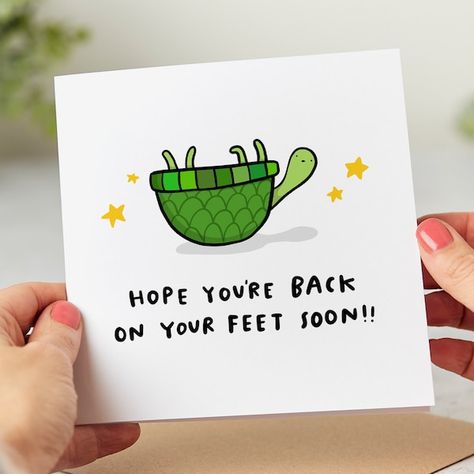 Good Recovery Card, Get Well Cards Ideas, Get Well Soon Crafts, Wishing You A Speedy Recovery, Pun Greeting Cards, Funny Get Well Soon Cards, Get Well Soon Card Ideas Handmade, Diy Get Well Soon Cards, Funny Get Well Soon Quotes