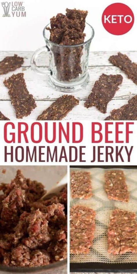 Hamburger Jerky Recipe Smoker, Ground Beef Beef Jerky, Ground Meat Jerky Recipes, Hamburger Jerky Recipe, Hamburger Jerky Recipe Dehydrator, Ground Venison Jerky Recipe, Hamburger Jerky, Smoker Jerky Recipes, Ground Beef Jerky Recipe