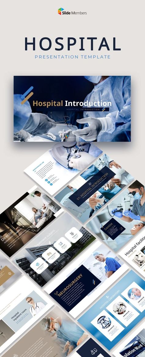 Hospital Theme related PPT Templates. Get unlimited access to over 16,200+ presentation materials with our One year Account. Suitable for each industries. High quality, get your own editable pre-designed slides. #SlideMembers #Hospital #Medical #Introduction #Doctor #BestPPT #Health #Report #MedicalReport #Healthcare #Proposal #Layout #SimplePPT #PPT #freePowerpointTemplate #Multipurpose #freepresentation #PowerpointTemplate #presentation #templates #freetemplate #PowerPoint #PPTdeck #freePPT Proposal Layout, Medical Powerpoint, Modern Hospital, Ppt Template Design, Photobook Design, Presentation Slides Design, Medical Theme, Presentation Deck, Powerpoint Slide Designs