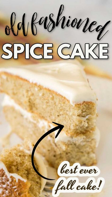 Fluffy Spice Cake, Clove Spice Cake, Spiced Vanilla Cake, Spice Cake Caramel Icing, School Cafeteria Spice Cake, Vanilla Spice Cake, Spice Cake Icing Recipe, Old Fashioned Spice Cake, Spice Loaf Cake Recipes