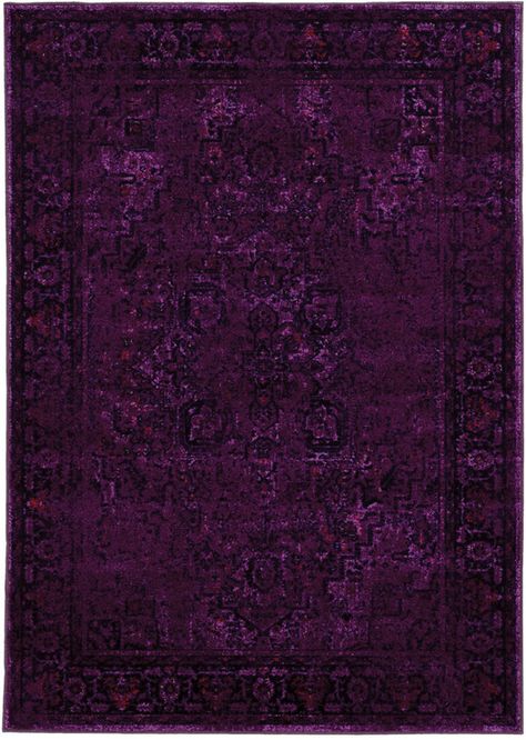 Kenneth Mink Spectrum Mod Heriz Purple 7'10" x 10'10" Area Rug Bedroom Purple, Purple Carpet, Purple Bedrooms, Dark Home, Purple Area Rugs, Rugs Usa, House Room, Purple Rug, Classic Furniture