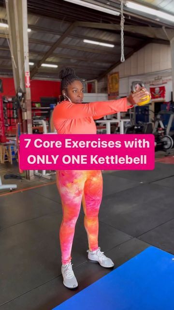 Kettlebell Exercises For Stomach, Ab Fitness, Kettlebell Core Workout, Kettlebell Workouts For Women, Bell Workout, Beginners Workout, 200k Views, Body Board, Kettlebell Exercises