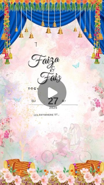 wedding stuff 🧧 on Instagram: "wedding invitation video ❤️ Faizan & faiza 😁 . . . . . . #venezuela #instagram #reels #invitation #nikkah" Nikkah Nama, Invitation Video, Wedding Invitation Video, Instagram Wedding, October 1, Instagram Reels, Wedding Card, Wedding Stuff, Wedding Cards