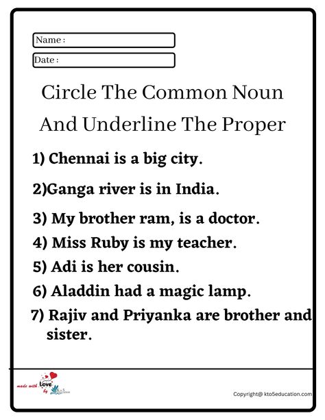 Proper And Common Noun Worksheet For Grade 1, Common Proper Nouns Worksheet 1st Grade, Underline The Nouns Worksheet, Common Noun And Proper Noun Worksheets Grade 2, Common And Proper Nouns Worksheet 2nd Grade, Common And Proper Noun Worksheet Grade 4, Proper Noun Worksheets 2nd Grade, Proper Noun And Common Noun Worksheet, Common Noun And Proper Noun Worksheets