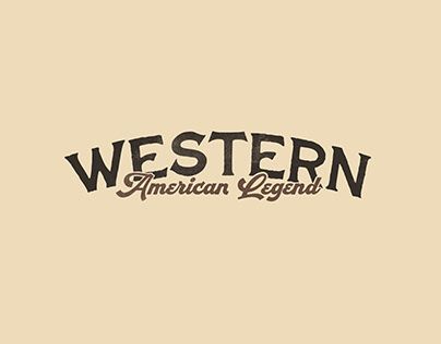 West Logo Design, Vintage Western Logo, Western Lettering, Landscape Company Logos, Western Typography, Cowboy Logo, Western Brands, Bookstore Ideas, Western Logo