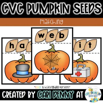 Engage your students by using this Fall themed CVC activity that can be used to help develop phonics and foundational literacy skills. Perfect way to practice early literacy skills while having fun in the Fall! Just print, laminate, and engage your students in learning while having fun playing and practicing critical literacy skills. I hope your students enjoy this activity :)*COLOR & BLACK/WHITE VERSIONS**Included:-30 CVC matches (6 for each vowel)-recording sheet___________________________ Fall Cvc Activities, Pumpkin Cvc Activities, Fall Cvc Word Activities, Halloween Cvc Activities, Fall Centers Kindergarten, Halloween Literacy Games, Pumpkin Seed Activities, Critical Literacy, Homeschool Themes