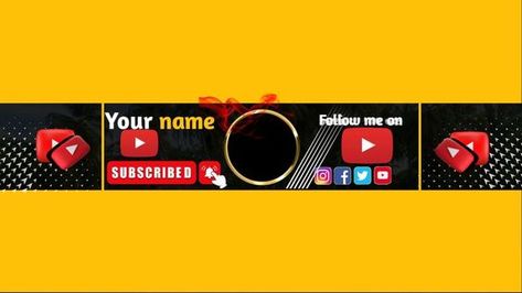 Banner Template Photoshop, Banners Music, Funny Banner, यूट्यूब लोगो, Youtube Video Ads, Youtube Names, Youtube Facts, Youtube Editing, Youtube Banner Backgrounds