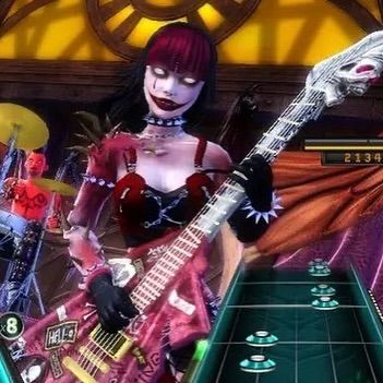 Judy Nails Guitar Hero, Guitar Hero Aesthetic, Female Video Game Characters, Judy Nails, Mall Goth Aesthetic, Gothic Rock Bands, Dark Gothic Art, Edgy Girls, 2000s Nostalgia