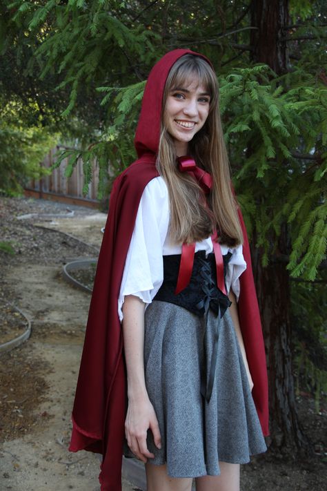 Red Riding Hood Costume Diy, Little Red Riding Hood Halloween, Red Riding Hood Cosplay, Little Red Riding Hood Costume, Riding Hood Costume, Red Riding Hood Costume, Red Costume, Costumes For Teens, Fashion Terms