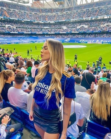 Aiden King And Elsa, Aiden King And Elsa Steel, Soccer Game Outfits, Aiden King, Barcelona Pictures, Elsa Steel, Madrid Outfits, Soccer Girlfriend, Steel Princess