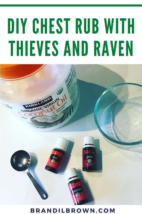 Glass bowl with coconut oil, Raven oil, Thieves oil, Frankincense oil and measuring spoon. Diy Thieves Spray, Diy Chest Rub, Homemade Thieves Cleaner, Diy Thieves Oil, 4 Thieves Essential Oil, Vicks Rub, Theives Oil, Raven Essential Oil, Diy Thieves