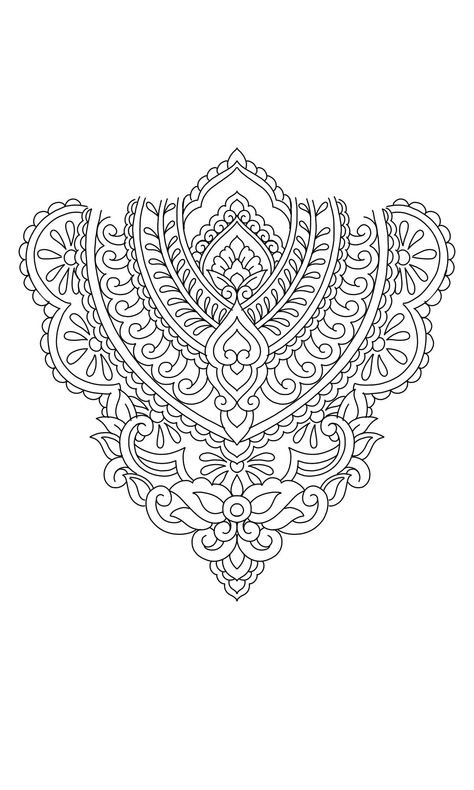 Ornamental Tattoo Design Mandalas, Mandala Hip Tattoo, Ornamental Tattoo Design, New Tattoo Styles, Mandala Tattoos For Women, Geometric Tattoo Pattern, Love Symbol Tattoos, Backpiece Tattoo, Lace Tattoo Design