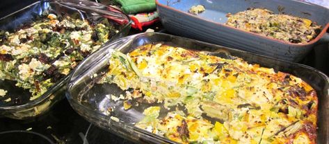 Baked Frittata for a Crowd  | Club Inclusion Cooks Frittata For A Crowd, Basic Frittata Recipe, Frittata Recipes Baked, Baked Frittata, Frittata Recipe, Frittata Recipes, Frying Pans, Supper Club, Food For A Crowd