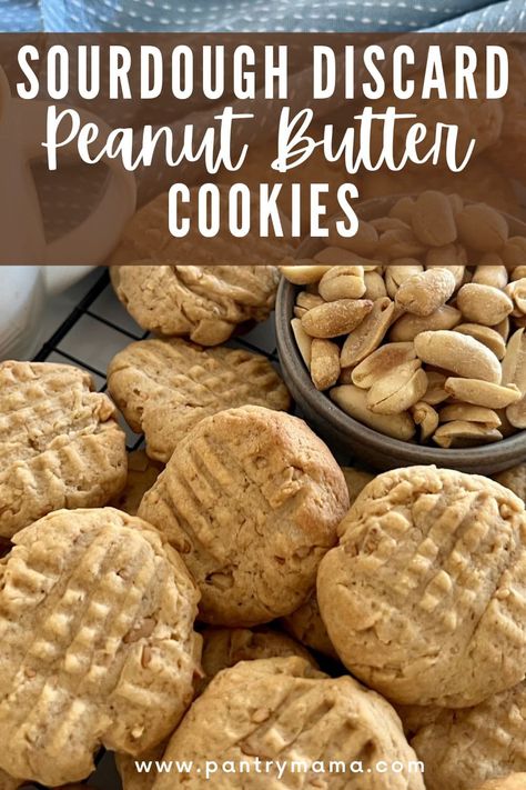 Sourdough Bread Recipe Discard, Sour Dough Discard Peanut Butter Cookies, Bulk Dessert Recipes, Sourdough Starter Discard Dessert Recipes, Discard Peanut Butter Cookies, Sourdough Discard Sugar Cookie Recipe, Easy Sourdough Discard Recipes Apple, Uses For Peanut Butter Powder, Sourdough Discard Cookies Healthy