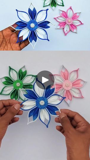 294K views · 4.9K reactions | How To Make Christmas Snowflake With Glitter Foam Sheet | Make a Wonderful Decorations Ideas #ChristmasCrafts #Snowflakes #DiyDecorations | Craft & Decorations | Craft & Decorations · Original audio Foam Sheet Crafts, Craft Decorations, Foam Sheets, Foam Flowers, Christmas Snowflakes, Decorations Ideas, Decor Crafts, Diy Ideas, Christmas Crafts