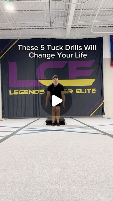 The Coach Zander on Instagram: "These 5 tuck drills will change your life! 🤯💥

Ok, maybe not your ENTIRE LIFE 💁🏻‍♂️ BUT they’ll certainly change your tuck. These drills focus on the most common mistakes I see athletes make as they’re first learning tucks. 

These 5 drills help you:

1. Keep your head in (trampoline)

2. Lift your hips (cheese mat)

3. Spot your landing (push and roll)

4. Stall your set (cheese mat and trampoline)

5. Progress past tucks (panel mat)

If you’re working tucks, practice doing each of these drills every time you go to the gym! 💪" Tuck Drills, Tumbling Drills, Go To The Gym, Going To The Gym, Drills, Change Your Life, Tumbling, You Changed, Gym