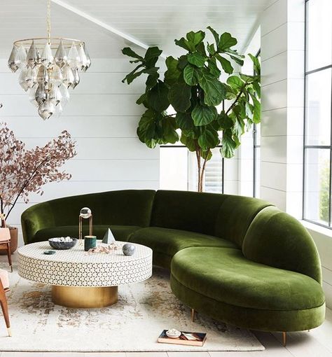 LIV for Interiors (@livforinteriors) • Instagram photos and videos Apartment Lobby Interior Design, Lobby Interior Design, Chic Sofa, Green Couch, Lobby Interior, Green Sofa, Curved Sofa, A Living Room, Sofa Decor