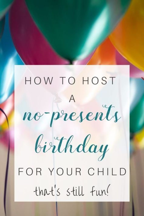 Want to throw a birthday party for your child that's not all about the presents? inside: 8 unique ways to throw a no-gifts birthday party that's still fun. No Presents Invitation Wording, No Presents Invitation Wording Birthday, First Birthday No Gifts Invitation, No Presents Birthday Party, How To Say No Gifts On Birthday Invite, No Gift Birthday Party Invitation, No Gifts Please Wording Birthday, No Theme Birthday Party, Nature Birthday Party