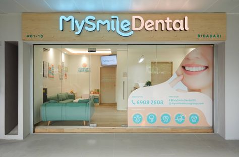 Dental Clinic Glass Door Design, Dental Clinic Window Design, Korean Dental Clinic, Dental Clinic Name Board Design, Dental Clinic Sign Board Design, Dental Sign Board Design, Dental Clinic Board Design, Dental Clinic Exterior Design, Small Dental Clinic Design