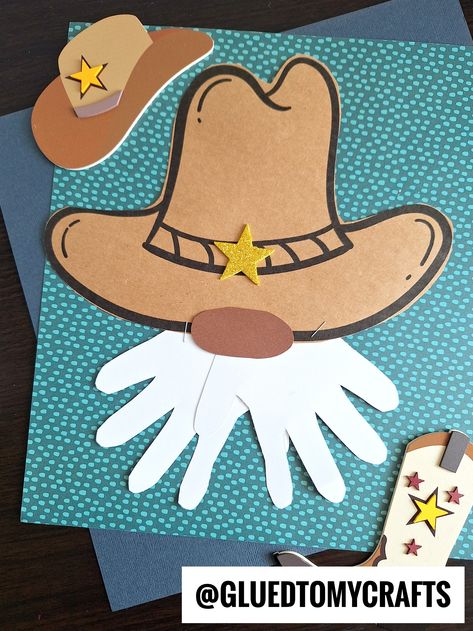 Cowboy Gnome Keepsake Craft Idea For Kids Cowboy Hat Crafts For Kids, Western Crafts Preschool, Cowboy Crafts For Kids, Cowboy Gnome, Cowboy Hat Crafts, Cowboy Crafts, Western Crafts, Keepsake Crafts, Horse Camp