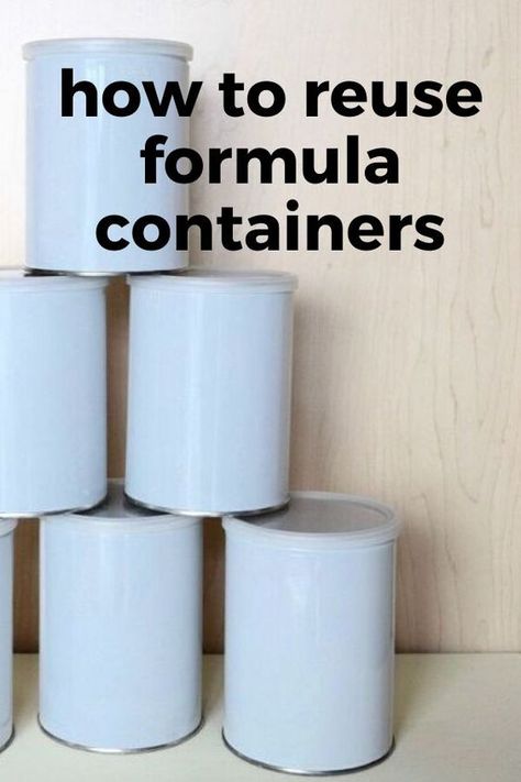 Ideas For Formula Cans, How To Reuse Formula Cans, Upcycle Formula Cans, Repurpose Formula Containers, Repurposed Formula Containers, Formula Cans Diy, Repurpose Formula Cans, Repurpose Coffee Cans, Formula Tin Ideas