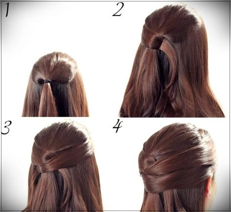 2019 New Year's Hairstyles: Photos and Tutorials with the best looks  #hairstylesfornewyear2019 #newyearhairstyles #torchonhair Party Hairstyles For Long Hair, Easy Party Hairstyles, Hair Updos Tutorials, New Year Hairstyle, Prom Hair Updo, Easy Updo Hairstyles, Step By Step Hairstyles, Best Wedding Hairstyles, Half Updo