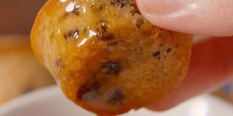 Best Pancake Poppers Recipe – Delish.com Pancake Poppers, Chocolate Chip Pancake, Cup Recipes, Breakfast Baking, Prayer Breakfast, Tin Recipes, Muffin Cup, Poppers Recipe, Kids Cooking Recipes