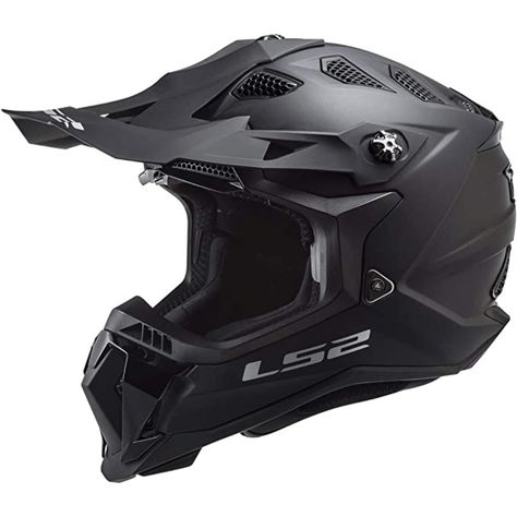 Matte Black Helmet, Ls2 Helmets, Motocross Helmet, Motocross Riders, Black Helmet, Motocross Helmets, Moto Cross, Racing Helmets, 3d Laser