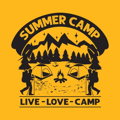 Camp Tshirt Designs, Summer Camp Shirt, Coastal Cowboy, Camp Design, Camping Summer, Design Camp, Camp Shirts, River Trip, Quote Typography