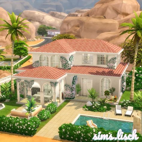 Sims 4 Houses Layout, Sims Freeplay Houses, Sims 4 House Plans, Sims 4 House Building, Sims 4 House Design, Casas The Sims 4, Sims Building, Sims House Plans, Sims House Design