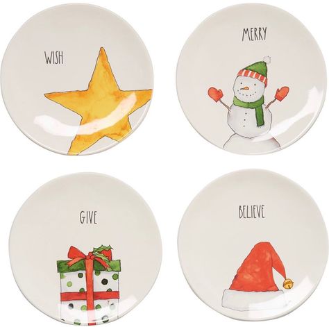 Pottery Painting Ideas Easy, Holiday Appetizers Christmas, Ceramic Pattern, Rae Dunn Christmas, Diy Pottery Painting, Holiday Appetizer, Appetizer Plates Set, Holiday Appetizers, Ceramic Dinnerware